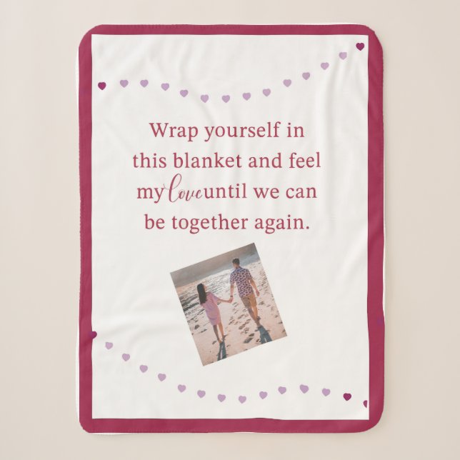 My Love Langage -Touch Sherpa Blanket (Front)