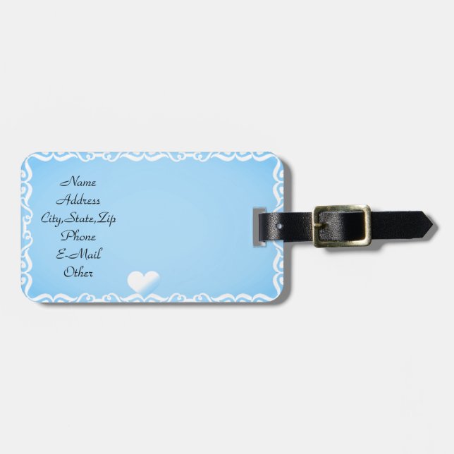 My Love_Luggage Tag (Front Horizontal)