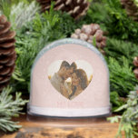My love Minimal couple custom Snow Globes Snowglobe<br><div class="desc">My love Minimal couple custom Snow Globes,  you can edit the photo and text by selecting Personalize this template Option.</div>