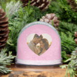 My love Minimal couple custom  Snowglobe<br><div class="desc">My love Minimal couple custom Snow Globes,  you can edit the photo and text by selecting Personalize this template Option.</div>