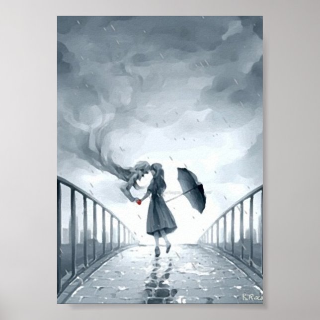 My Love, Mom Amour l´huile Impresiones Poster (Front)