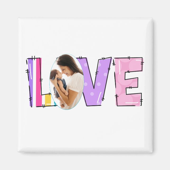 My Love My Family | Create Your Own Photo Magnet (Front)