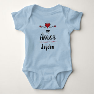 My Love Name in your language Baby Bodysuit