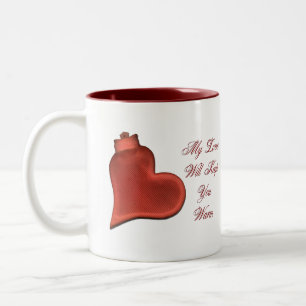 My Love Will Keep You Warm Two-Tone Coffee Mug