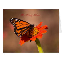 My lovely Mom, Monarch butterfly