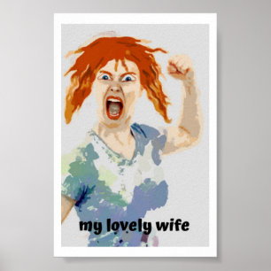 My lovely wife poster