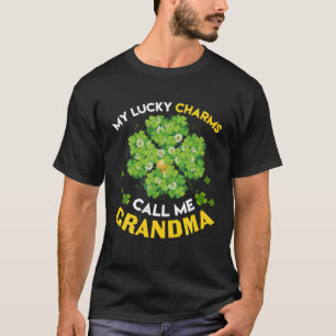 My Lucky Charms Call Me Grandma Patricks Day T-Shirt