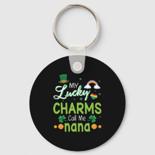 My Lucky Charms Call Me Nana Happy Saint Patrick Keychain