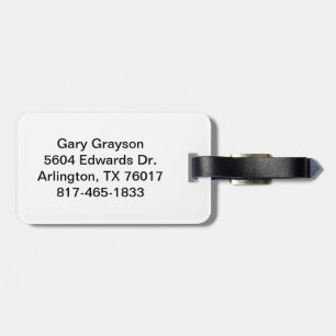 My Luggage Tag