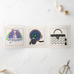 My Mah Jongg Purse Tri-Fold Card