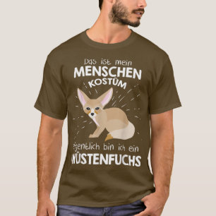 My Man Costume Bin ich ein Desert Fo, Halloween  T-Shirt
