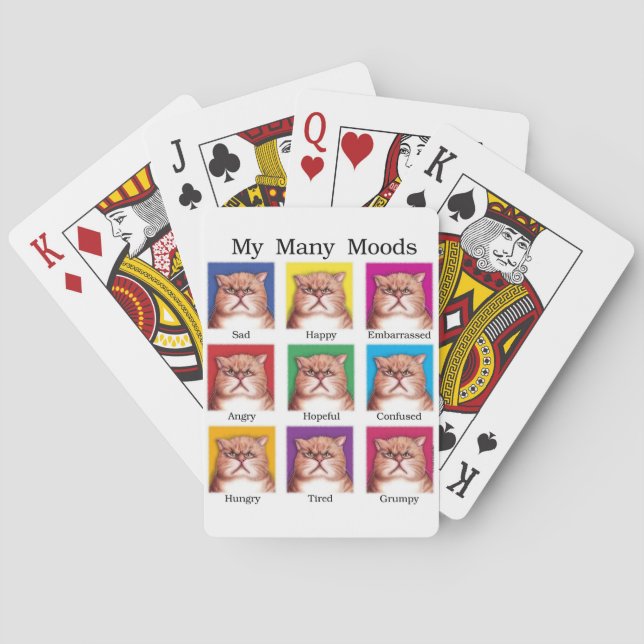My Many Moods playing cards (Back)
