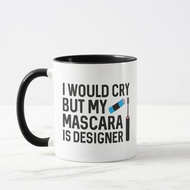 My Mascara Is Designer Mug (Left)