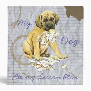 My Mastiff Ate my Lesson Plan Binder