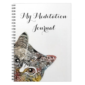 My Meditation Journal - Cat Design Notebook