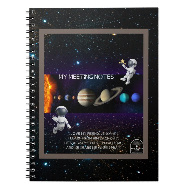My Meeting Notebook for Young JW Brothers (Front)