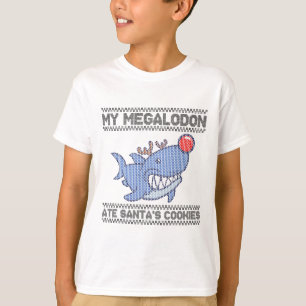 My Megalodon Ate Santa's Cookies - Megalodon Chris T-Shirt