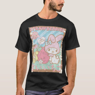 My Melody Strawberry Picking Strawberries Farm Swe T-Shirt