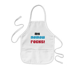 My Memaw Rocks T-shirts and Gifts Kids Apron
