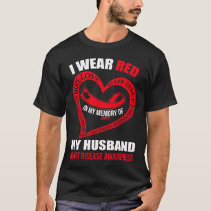 My Memory Of My Husband Heart Disease Awareness T-Shirt