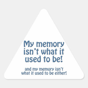 My Memory Triangle Sticker