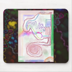 My Mind - Blown Impressionist Art Mousepad