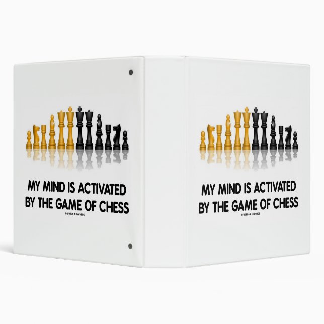 My Mind Is Activated By The Game Of Chess Binder (Background)