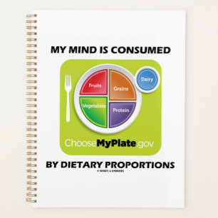 My Mind Is Consumed By Dietary Proportions Planner