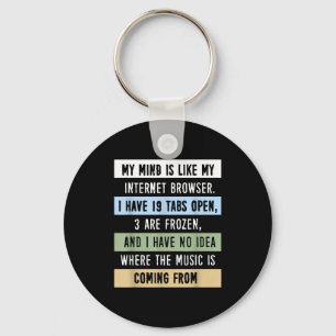 My Mind Is Like A Internet Browser Keychain