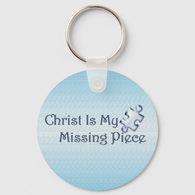 My Missing Piece Religious Keychain (Front)