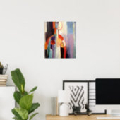 My Modern Abstract Figure Painting Poster (Home Office)