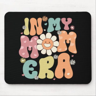 My Mom Era Retro Groovy Mama Women Mothers Day Mouse Pad