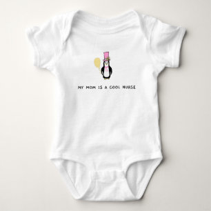 My mom is a cool nurse baby bodysuit