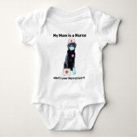 My Mom Is A Nurse Cute Dog Super Nurse