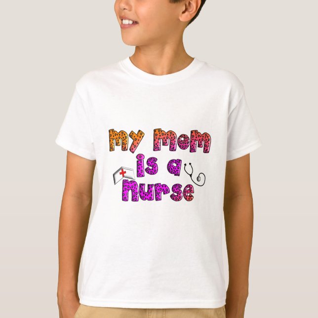 "My Mom is a Nurse" Dog & Kids T-Shirts (Front)