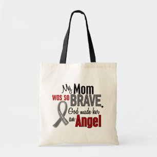My Mom Is An Angel 1 Brain Cancer Tote Bag