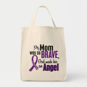 My Mom Is An Angel Pancreatic Cancer Tote Bag