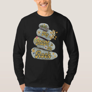 My Mom Is My Rock Love Admiration Mother's Day App T-Shirt
