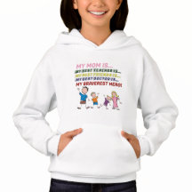 My Mom is the Best - Kids Pullover Hoodie