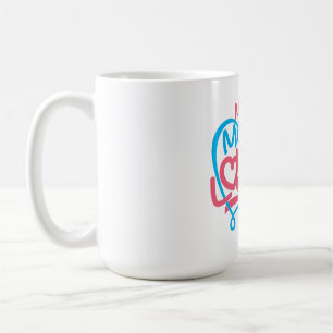 My Mom Loves Me Sweet Family Quote Design Coffee Mug