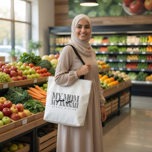 MY MOM MY JANNAH Personalized Gift for Muslim Mom Tote Bag