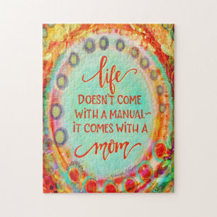 ‘My mom, my Manual’ Inspirivity Jigsaw Puzzle