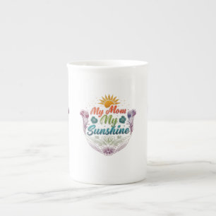 My Mom, My Sunshine" Specialty Bone China Mug