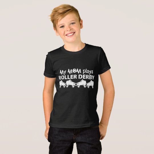 My Mom plays Roller Derby, Roller Skating T-Shirt
