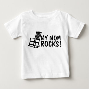 My Mom Rocks Baby T-Shirt