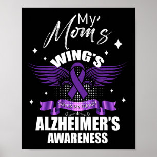 My Mom Wings Cover My Heart Angel Heaven Heimerhei Poster