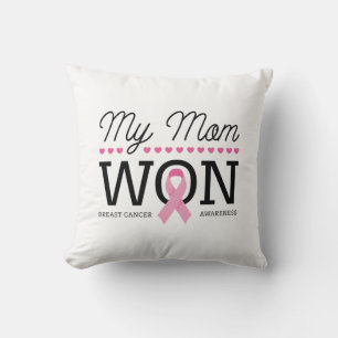 My Mom Won Throw Pillow