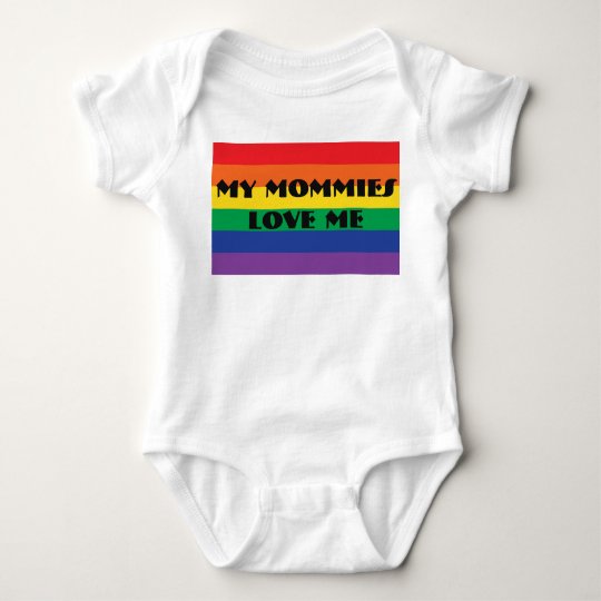 My Mommies Love Me Baby Bodysuit