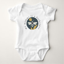 "My mommy is a beekeeper" infant one-piece