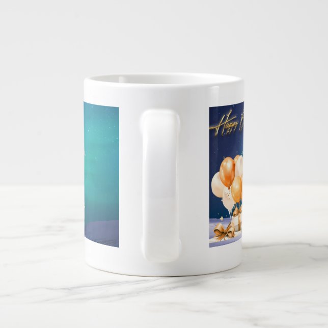 My Mommy is so special She works hard every night. Large Coffee Mug (Back)